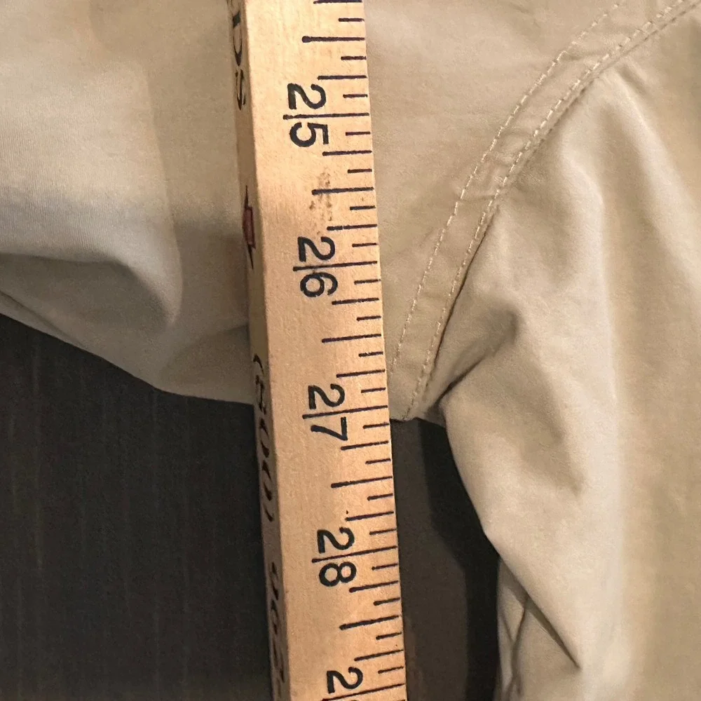 LL Bean Mens XL Regular Tan Plaid Lined Warm-Up‎ Bomber Jacket Harrington 500395